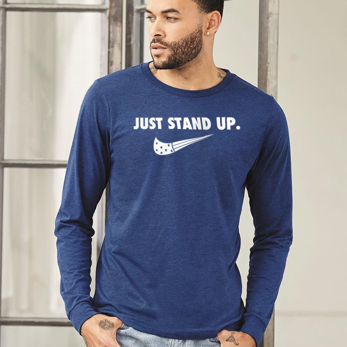 Just Stand Up – Long Sleeve Tee – USA Apparel Co